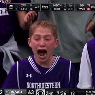 Watching children cry during March Madness is a beautiful thing